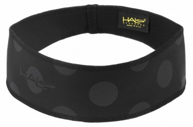 Black_Grey Halo II - pullover headband front