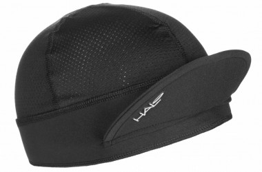 Black Halo Cycling Cap with front up