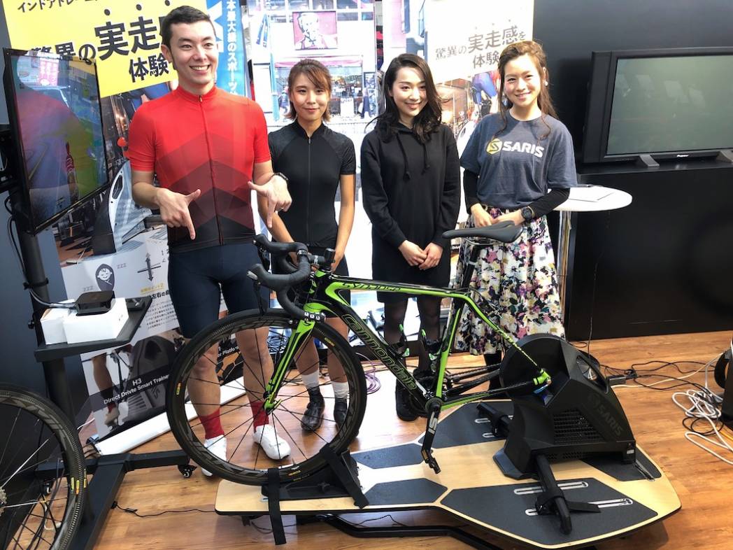 SARIS】H3 & MP1 Nfinity Trainer Platform 体験イベント会をY's Road